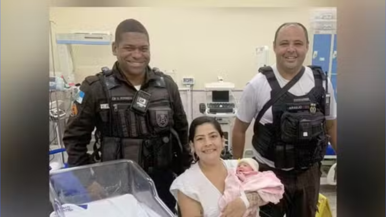 Bebê Nasce em Viatura da PM Durante Atendimento de Emergência em Realengo