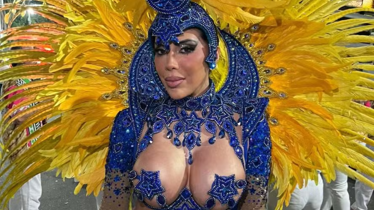 Do Obelisco ao Samba: Musa argentina estreia na Mangueira com 7 mil cristais