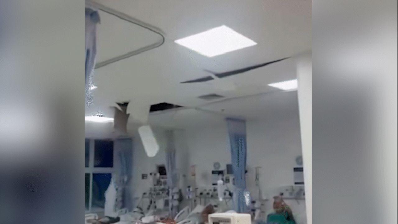 Incidente em Duque de Caxias: Paciente cai do forro do teto em enfermaria de hospital