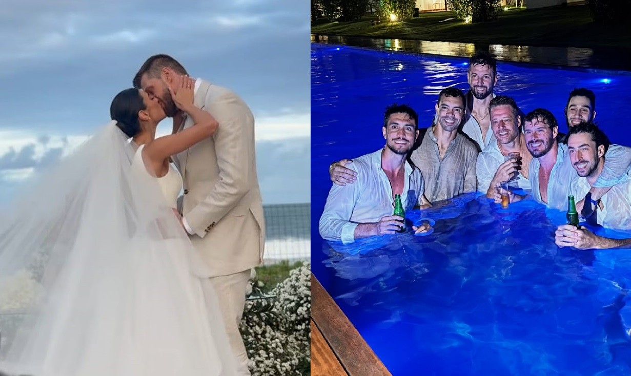 Casamento de Eder Carbonera na Bahia une vôlei e celebra amor com Ana Carolina Duarte