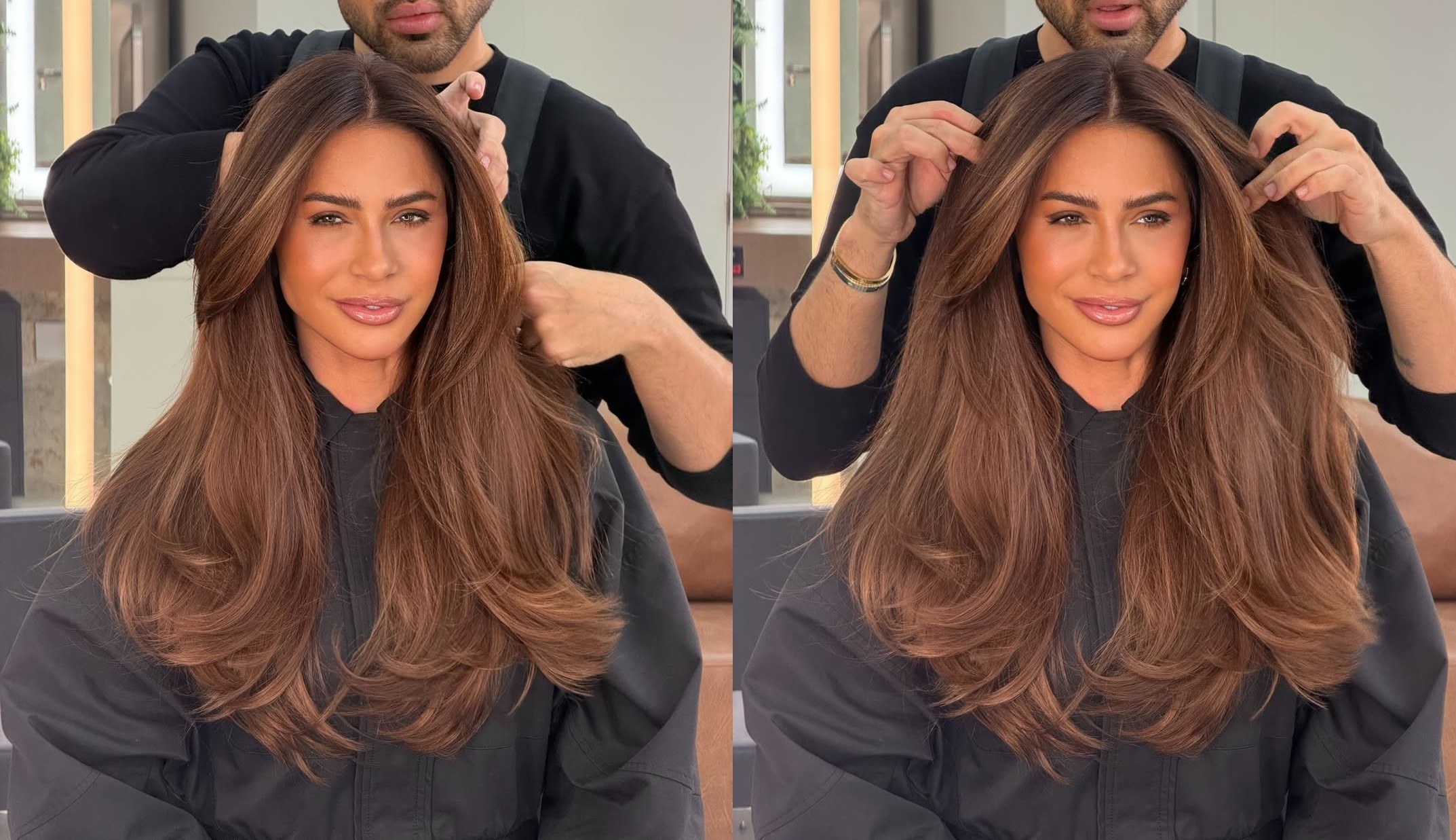 Mariane Bernardi, namorada de Neymar Pai, exibe novo visual antes da Copa do Mundo