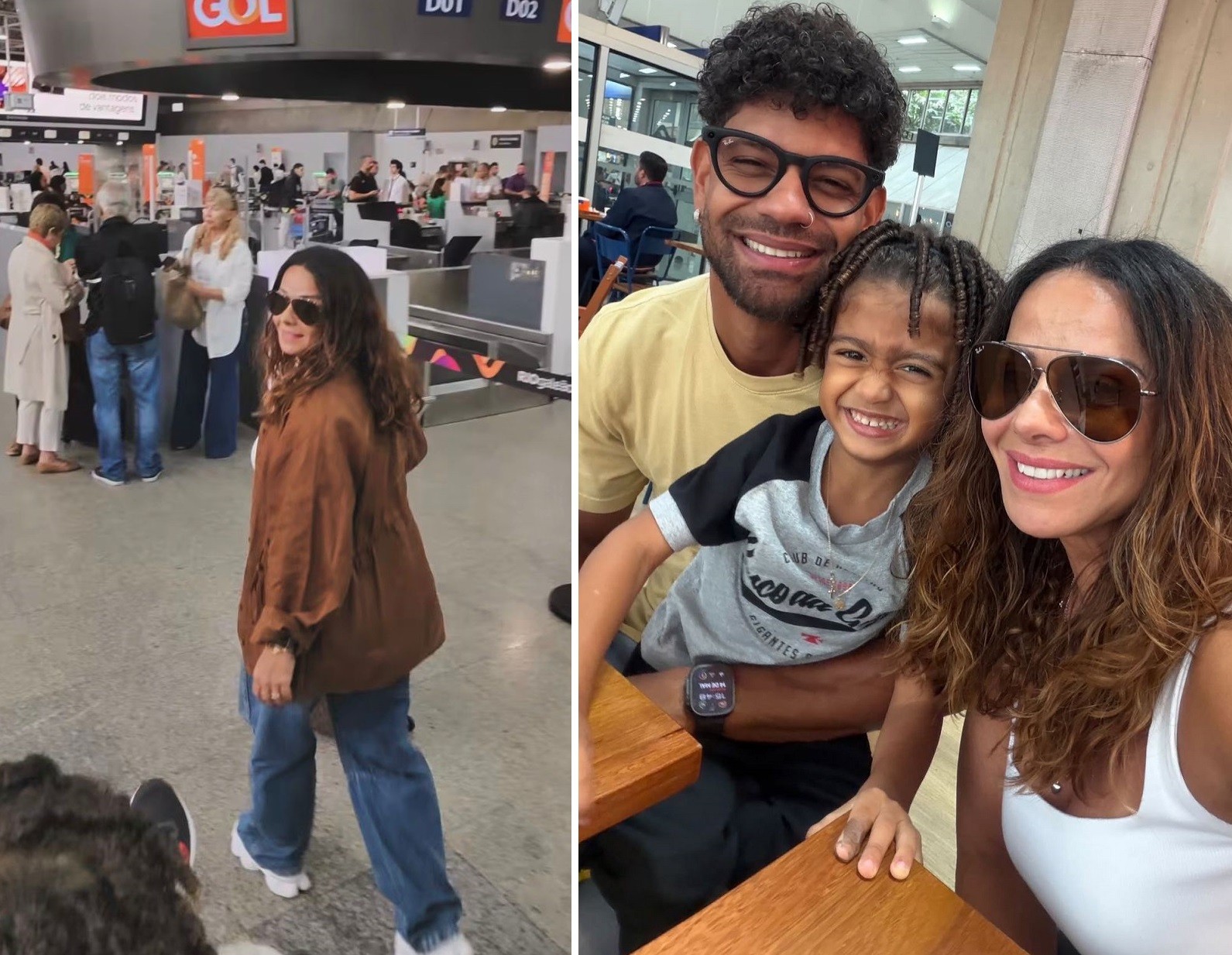 Viviane Araújo inicia férias com a família após o fim de 'Três Graças' e polêmica com Belo