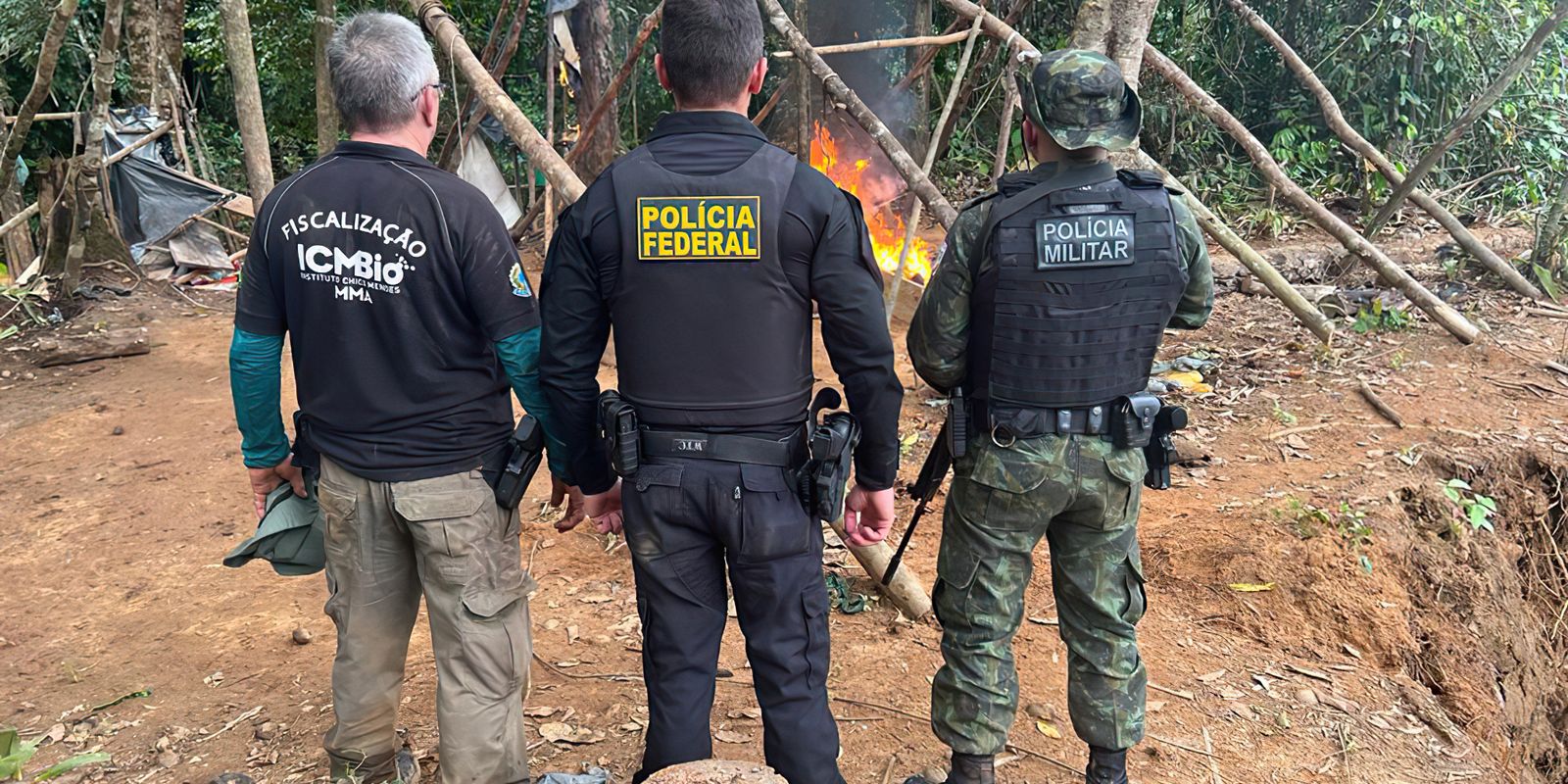 Polícia Federal intensifica combate a garimpos ilegais na divisa entre Amapá e Pará