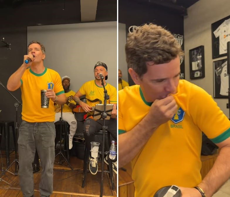 Daniel de Oliveira celebra 49 anos com festa e samba em seu bar temático em Belo Horizonte