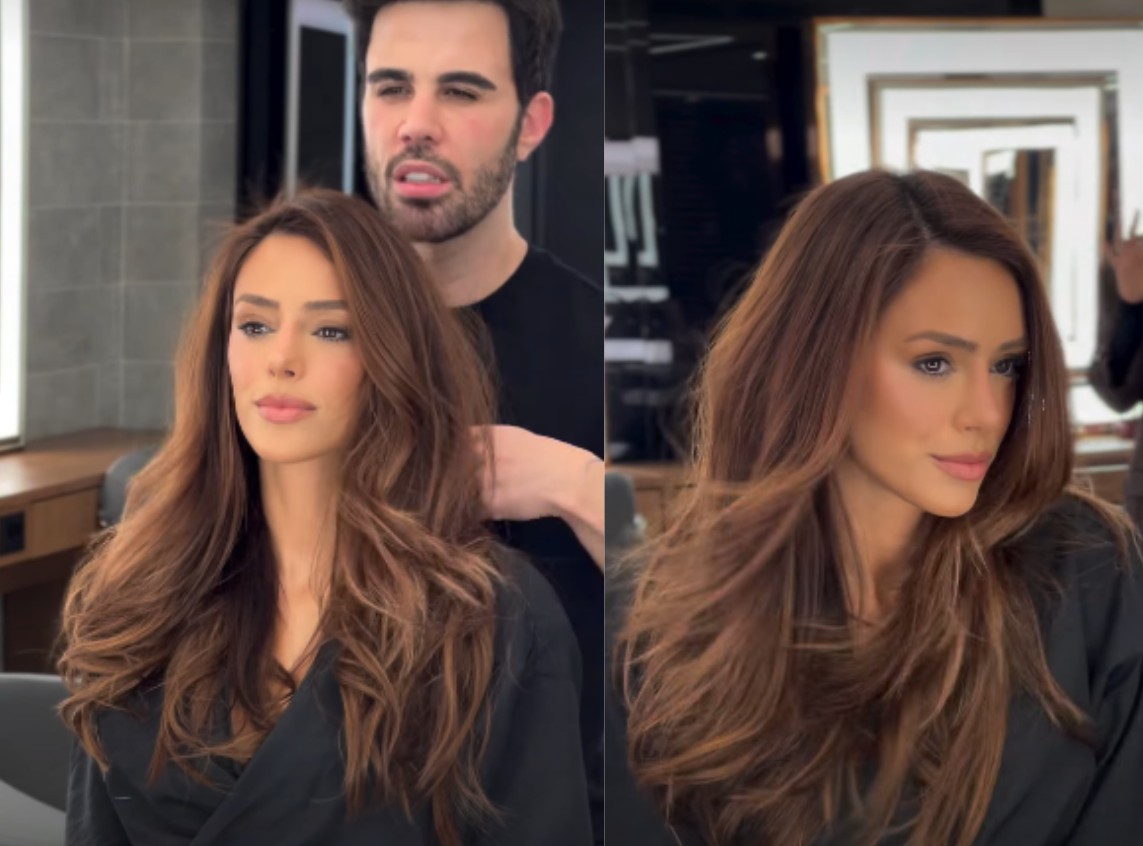 Bruna Biancardi clareia o cabelo antes da Copa do Mundo