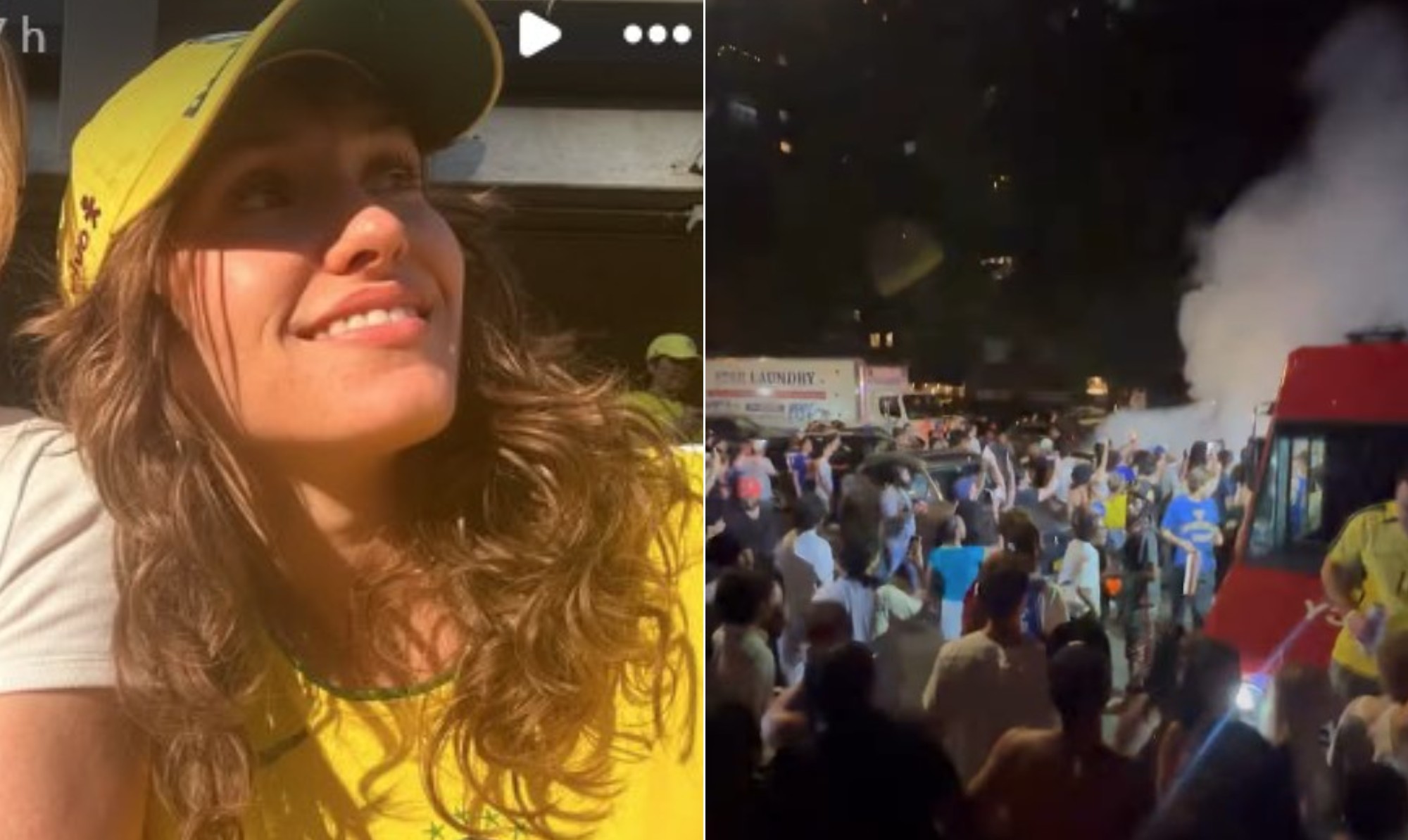 Enteada de Carlo Ancelotti celebra o Brasil e o título do Knicks nas ruas de Nova York