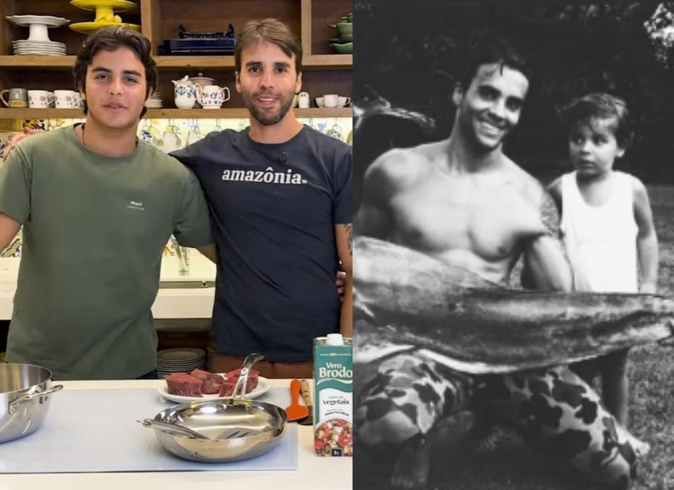 Marcelo Sangalo celebra aniversário do pai, Daniel Cady, com emocionante resgate de foto da infância