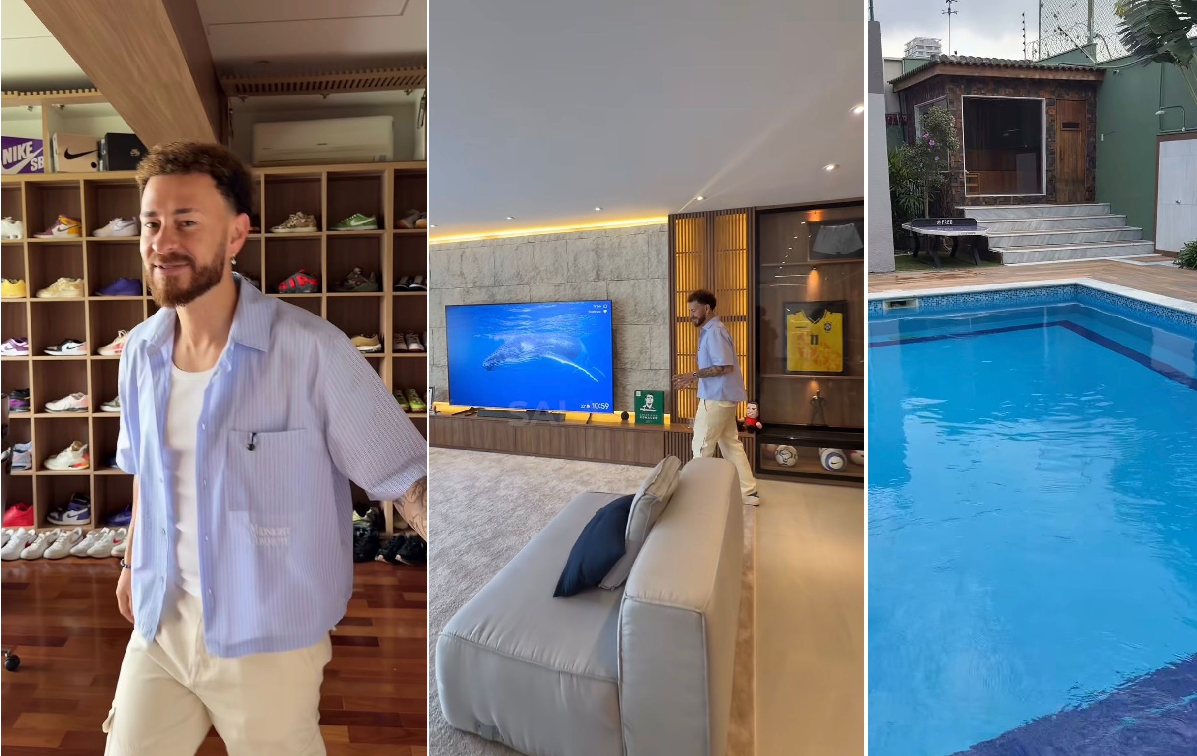 Fred Bruno revela detalhes de sua luxuosa mansão em São Paulo