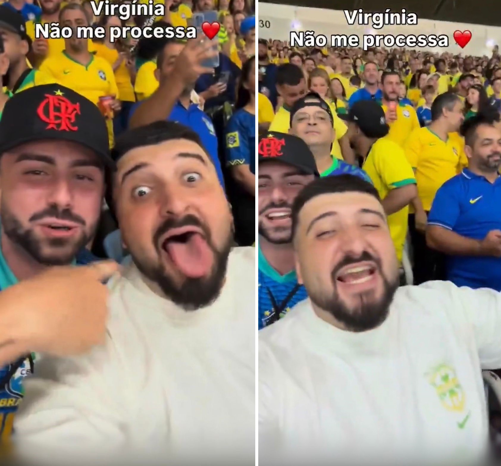 Torcedor que puxou vaia para Virginia Fonseca no Maracanã pede perdão após ter conta derrubada
