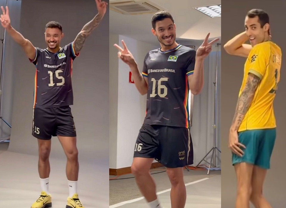 Jogadores da seleção masculina de vôlei são alvo de homofobia após ensaio que celebra representatividade