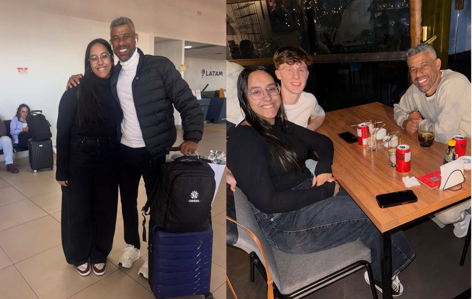 Léo Moura celebra reconciliação com a filha após dois anos afastados