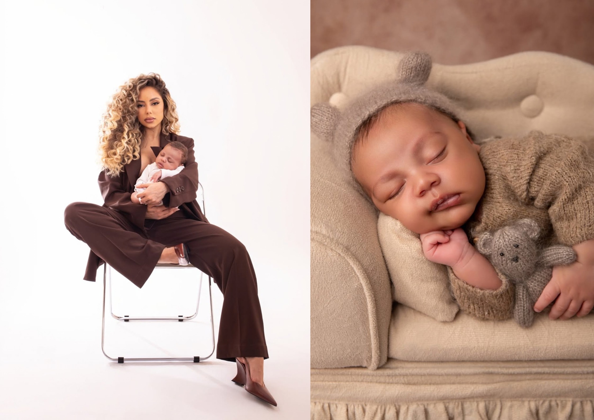 Camila Canuto, mãe do filho de Samuel Lino, celebra primeiro mês de Pedro com fotos inéditas e declaração emocionante