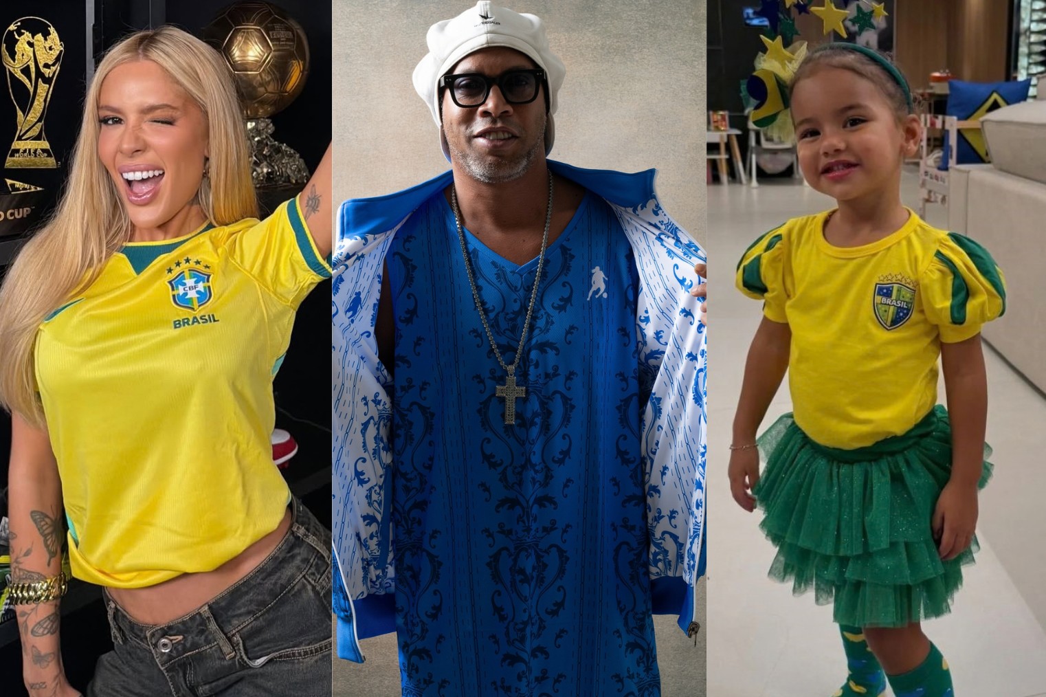 Famosos que brilham fora de campo na Copa do Mundo
