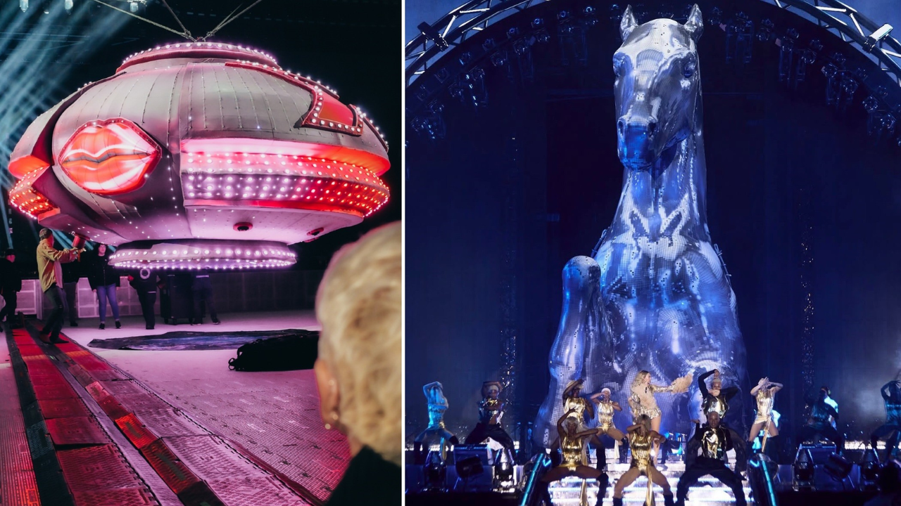 A impressionante nave do show da Xuxa é inflável e tem tecnologia holandesa