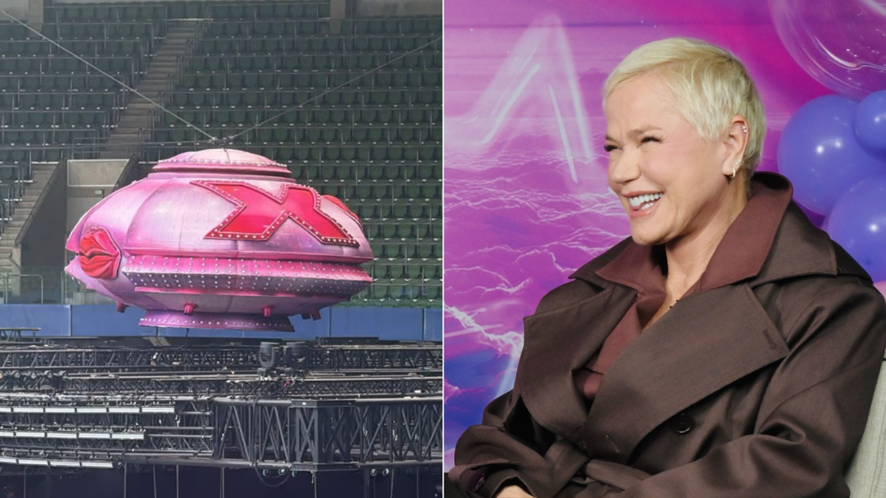 A nova turnê da Xuxa começa em São Paulo com sobrevoo da clássica nave espacial