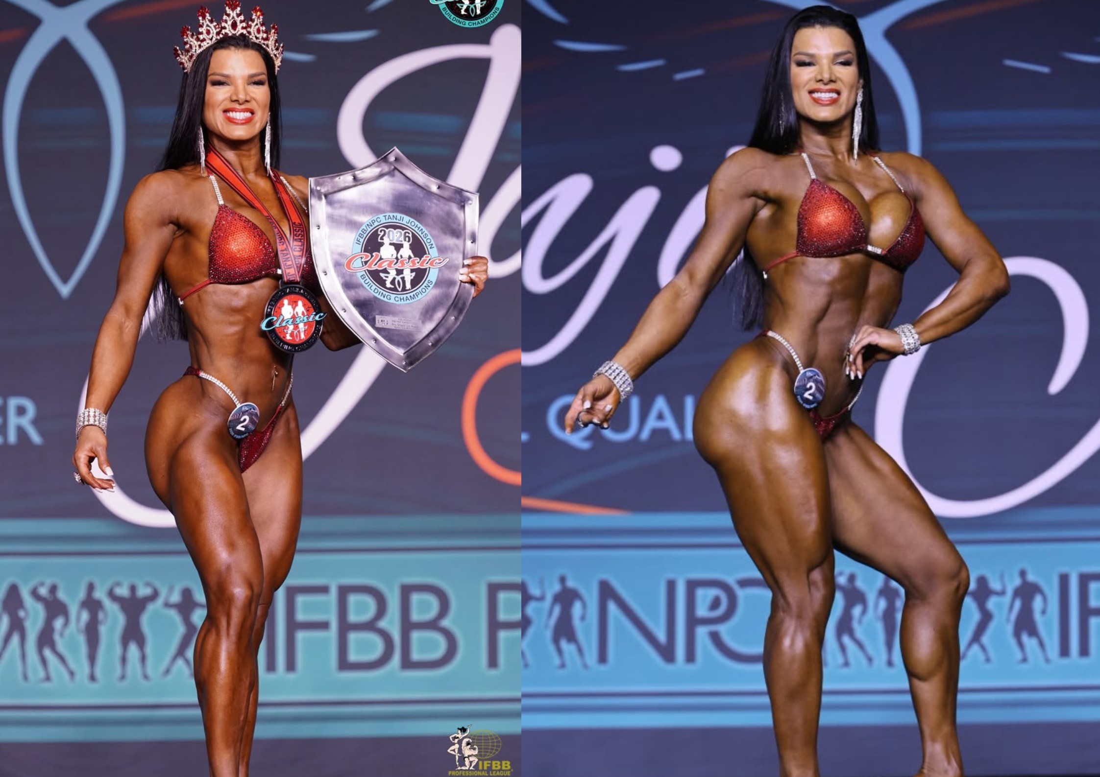Juliane Almeida, ex-'É o Tchan', garante vaga na 'Copa do Mundo' de fisiculturismo