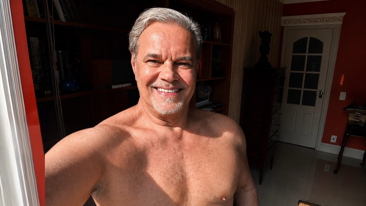Aos 68 anos, Diogo Vilela surge sem camisa e encanta os fãs no Instagram