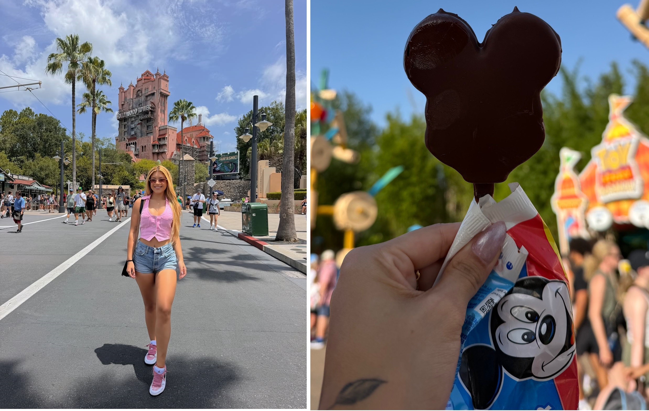 Bianca Casemiro curte férias na Disney após virar sensação da Copa