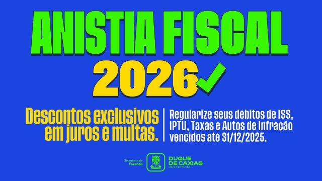 Duque de Caxias lança programa de anistia fiscal para regularizar dívidas