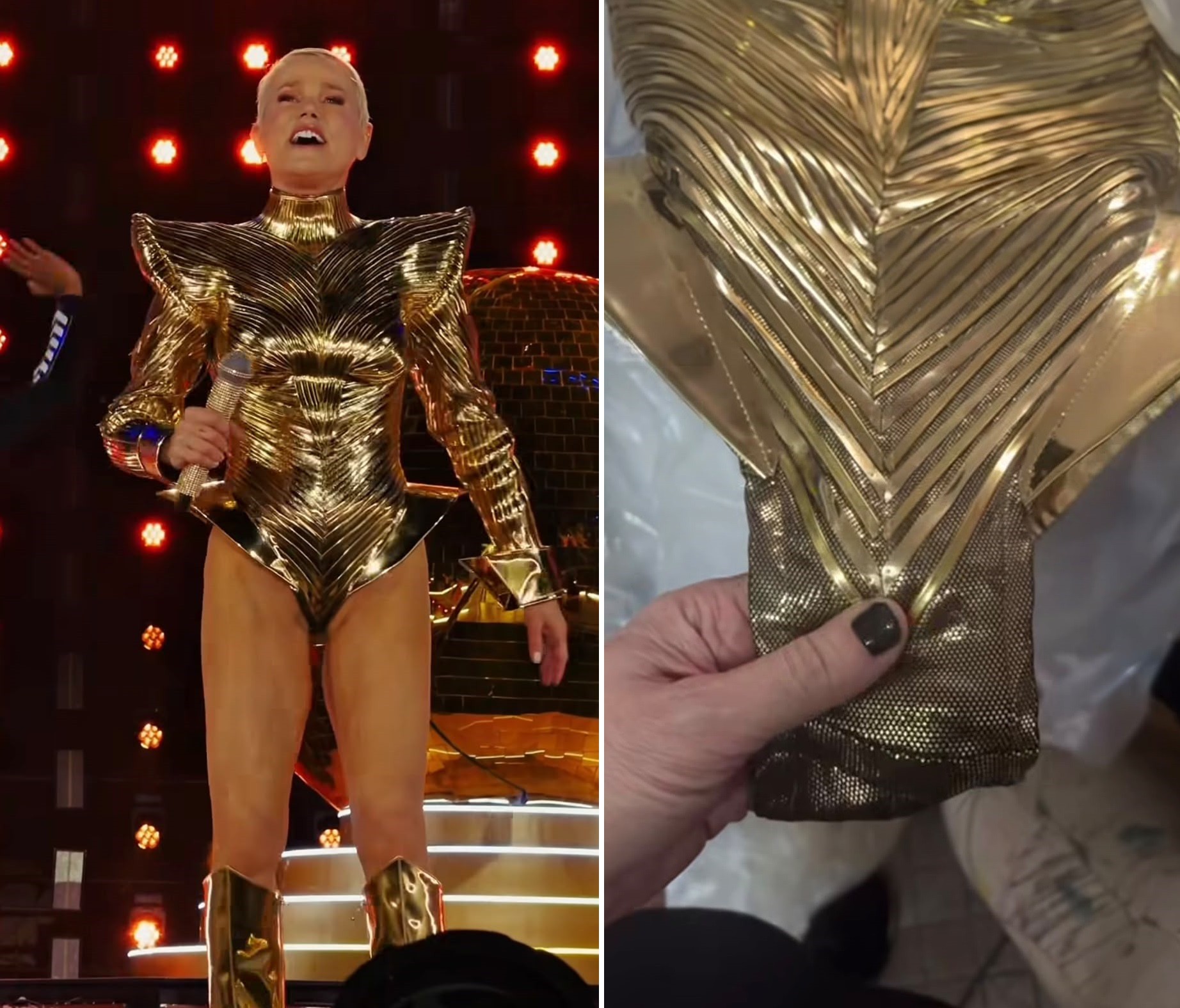 Estilista de Xuxa defende figurino cavado e esclarece polêmica da turnê