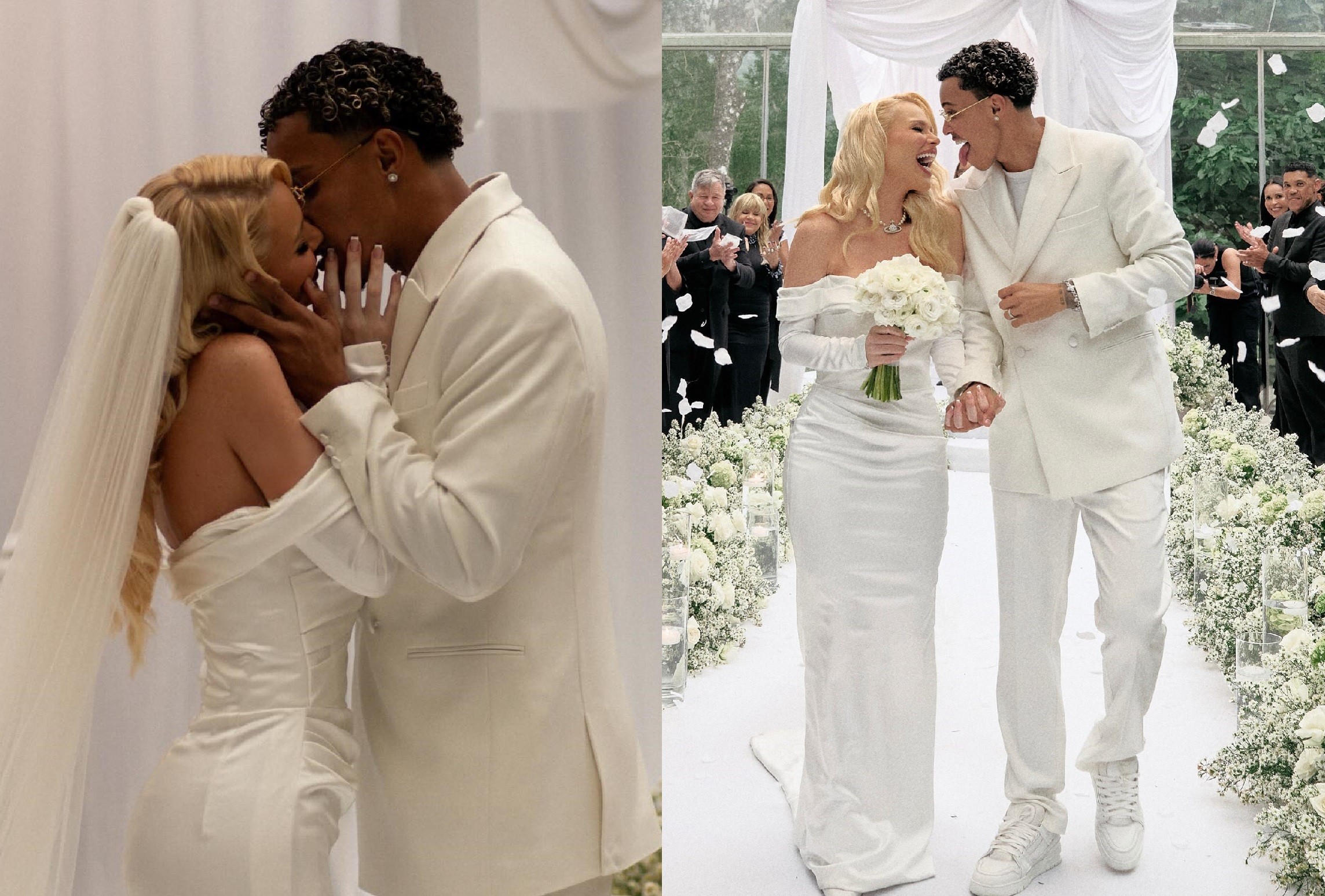Bianca Wejnger, ex de Arrascaeta, oficializa casamento com Lázaro Vinícius, cria do Flamengo
