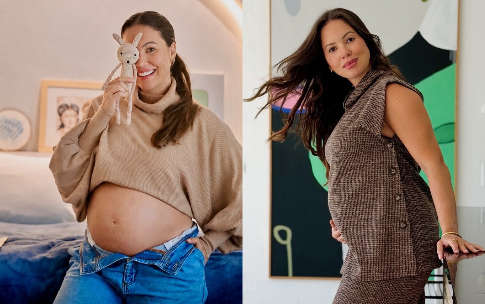 A ex-BBB Juliana Goes relata os desafios de sua quarta gravidez aos 40 anos