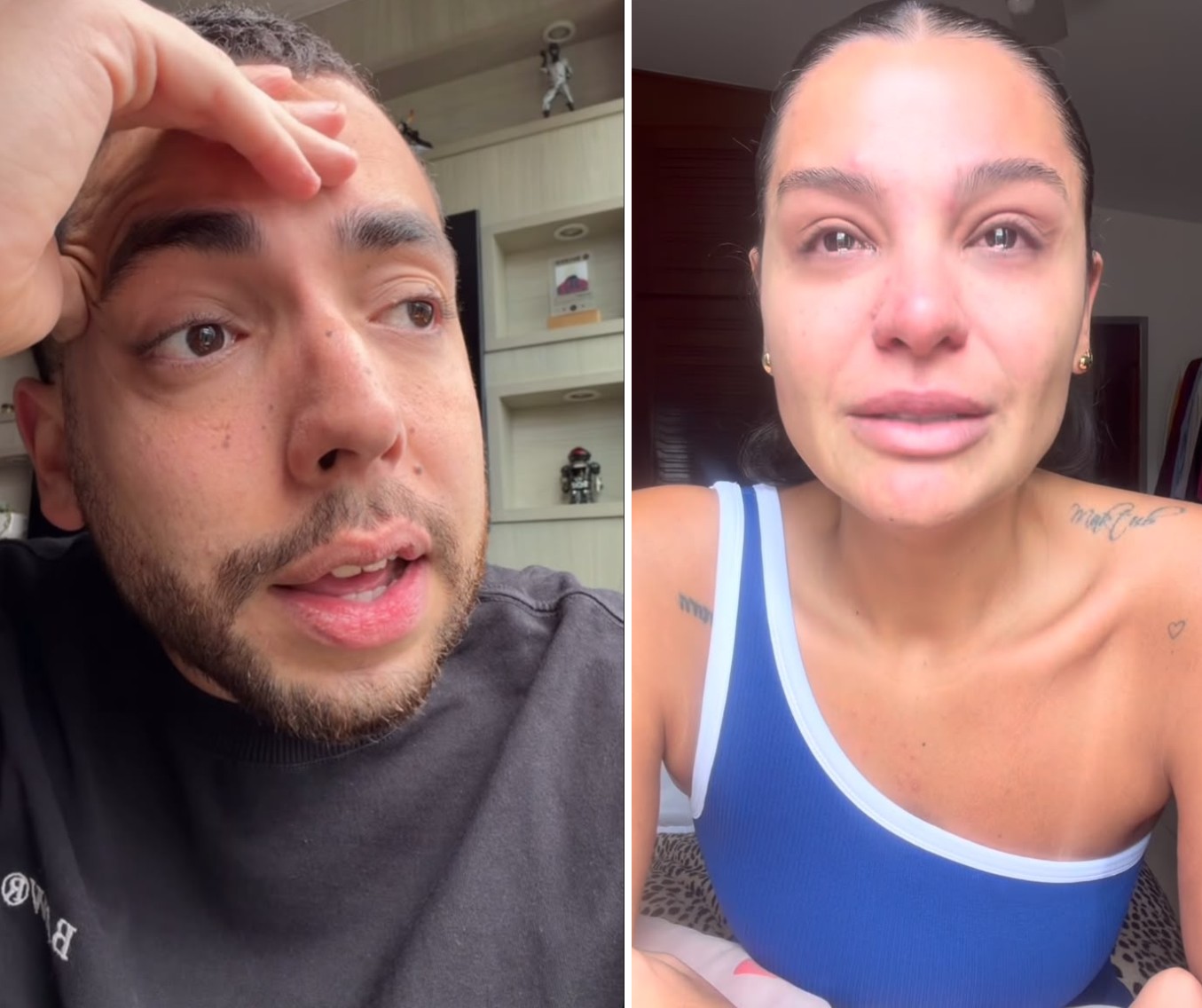 Lucas Selfie detalha auxílio a ex-namorada de Cartolouco após denúncia de agressão