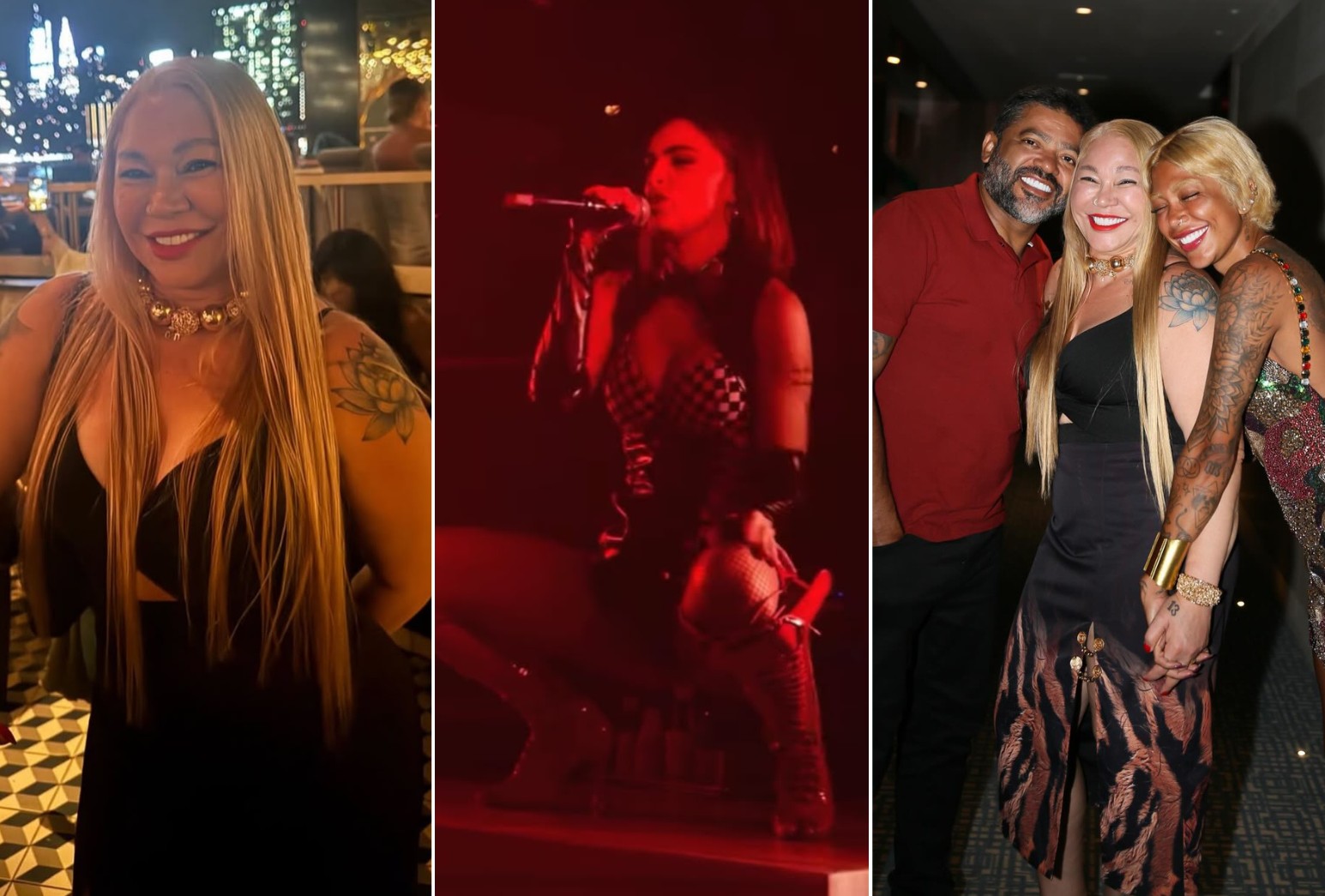 Mãe de Gabigol celebra 51 anos em boate com dançarinas sensuais em Barcelona