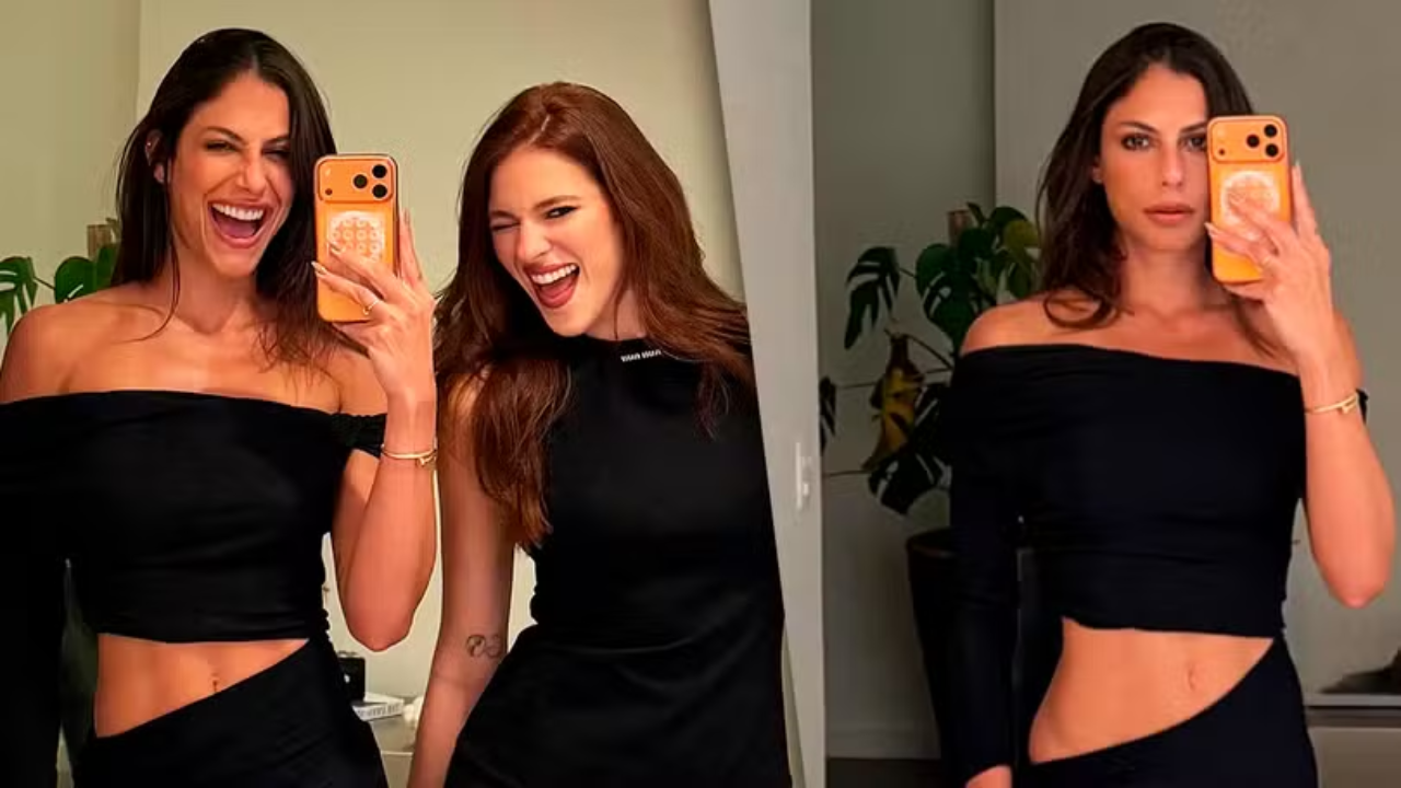 Mari Gonzalez e Ana Clara se reúnem e ex-BBB ajuda apresentadora a escolher look