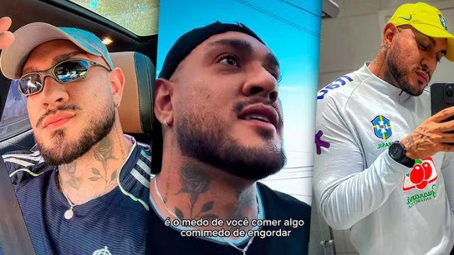 MC Binn revela receio de recuperar peso após perder 50 kg e superar a obesidade