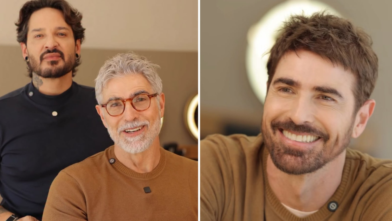 Reynaldo Gianecchini surpreende ao mudar o visual e abandonar os fios grisalhos