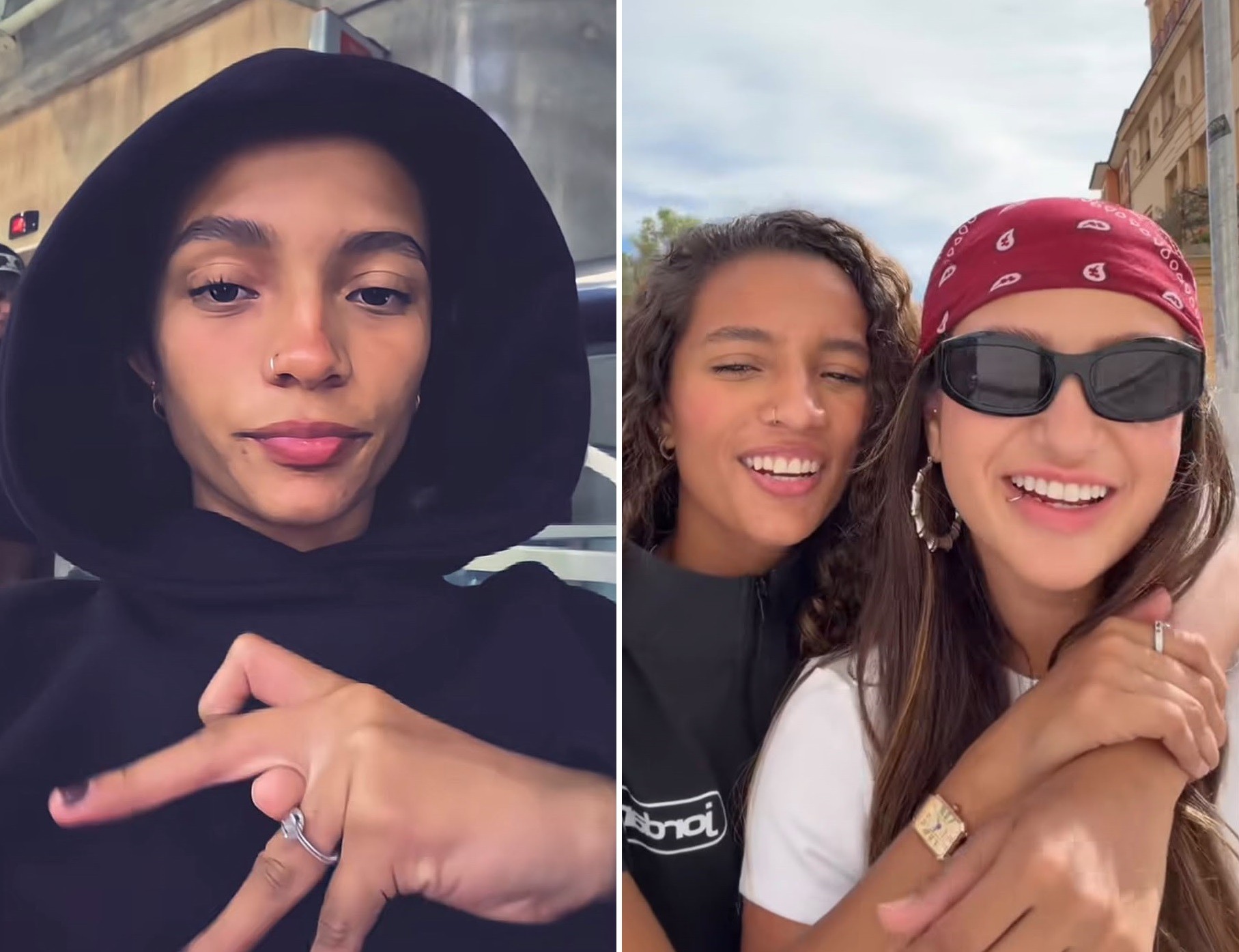 Rayssa Leal exibe anel e confirma namoro com a influenciadora Duda Wilken