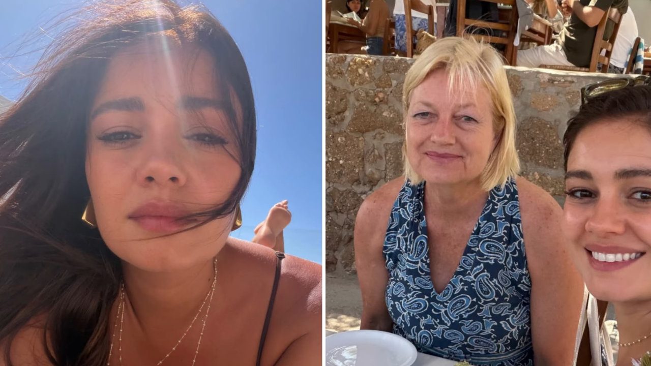Sophie Charlotte na Grécia realiza sonho de viajar ao lado da mãe em férias