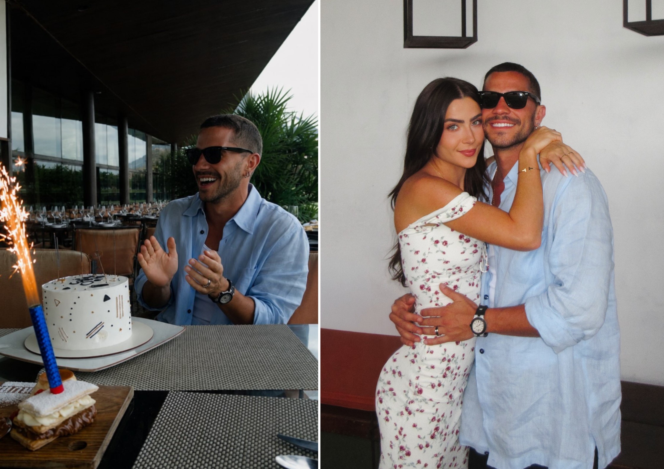 André Lamoglia celebra aniversário de 29 anos ao lado de Jade Picon no Rio