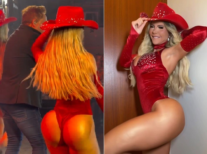 Bailarina de Leonardo esclarece plásticas e comenta comparações com Poliana Rocha