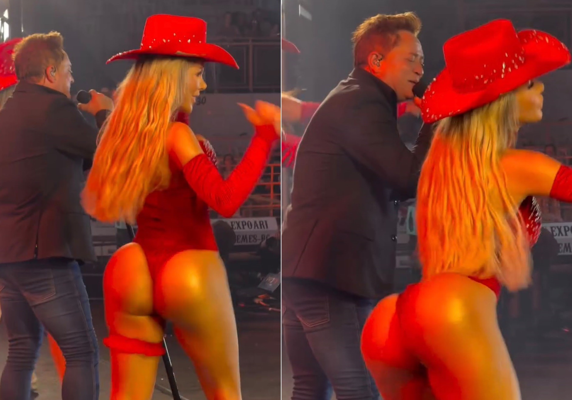 Bailarinas de Leonardo geram controvérsia com figurino ousado em show