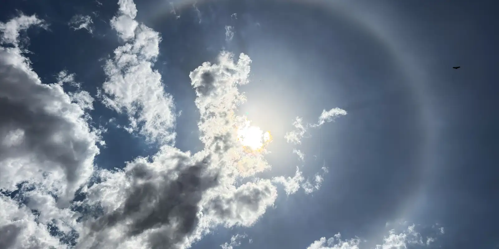 Entenda o halo solar que chamou a atenção dos moradores no Centro-Oeste