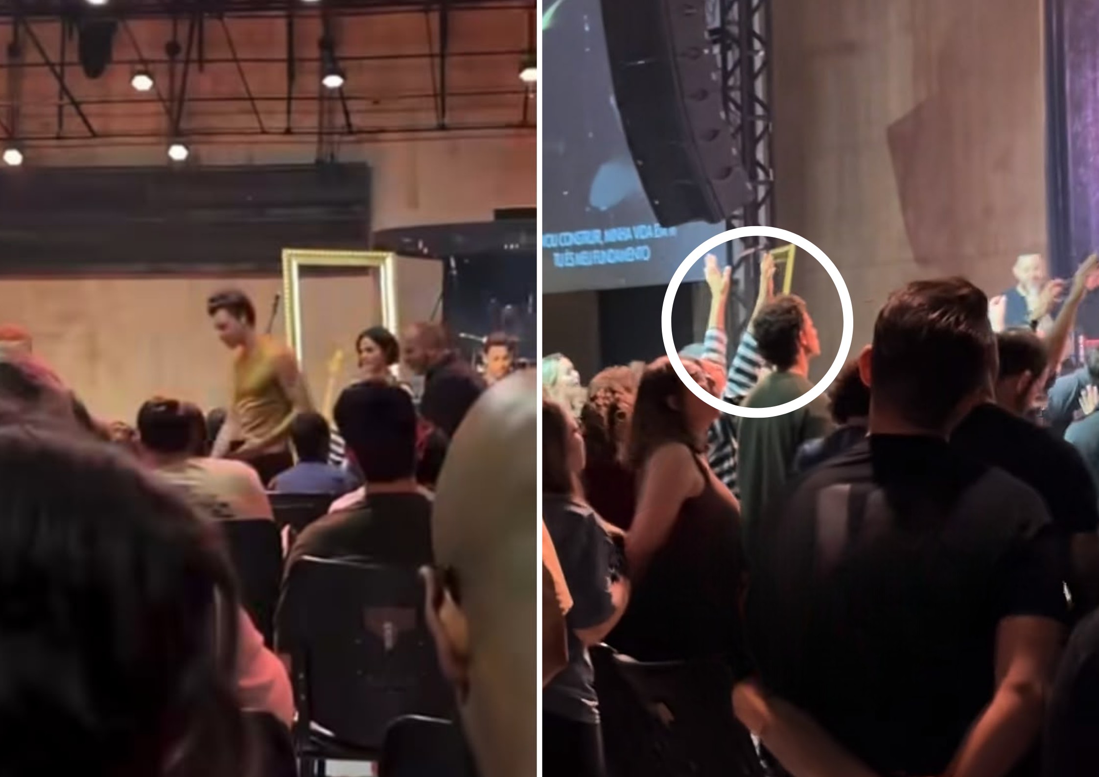 Bruna Marquezine e Shawn Mendes frequentam culto evangélico em São Paulo
