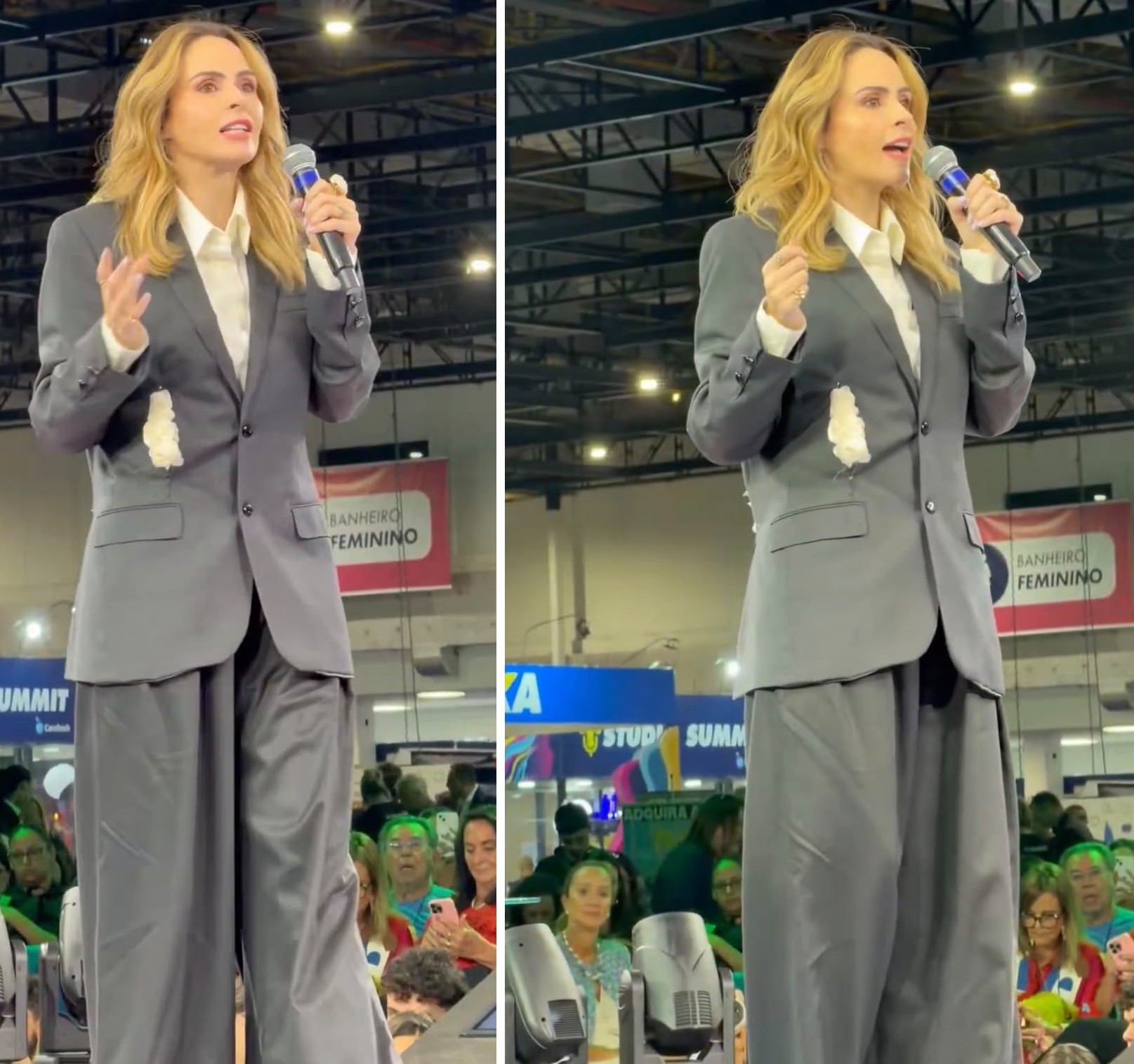 Ana Paula Renault faz palestra sobre liberdade feminina em evento em SP