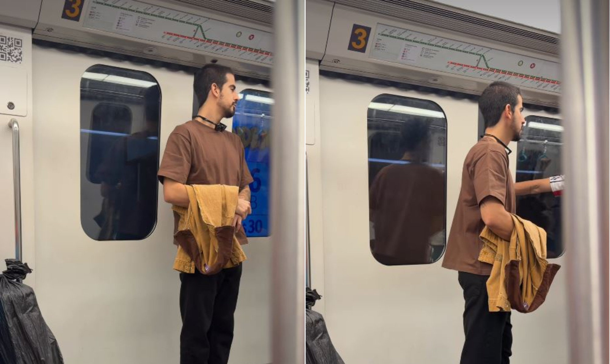 Vídeo de Enzo Celulari no metrô do Rio viraliza e gera reações na web
