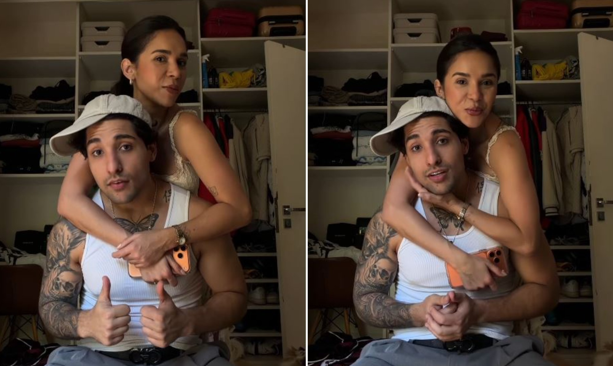 Gizelly Bicalho e Cauê Fantin anunciam casamento de surpresa na web