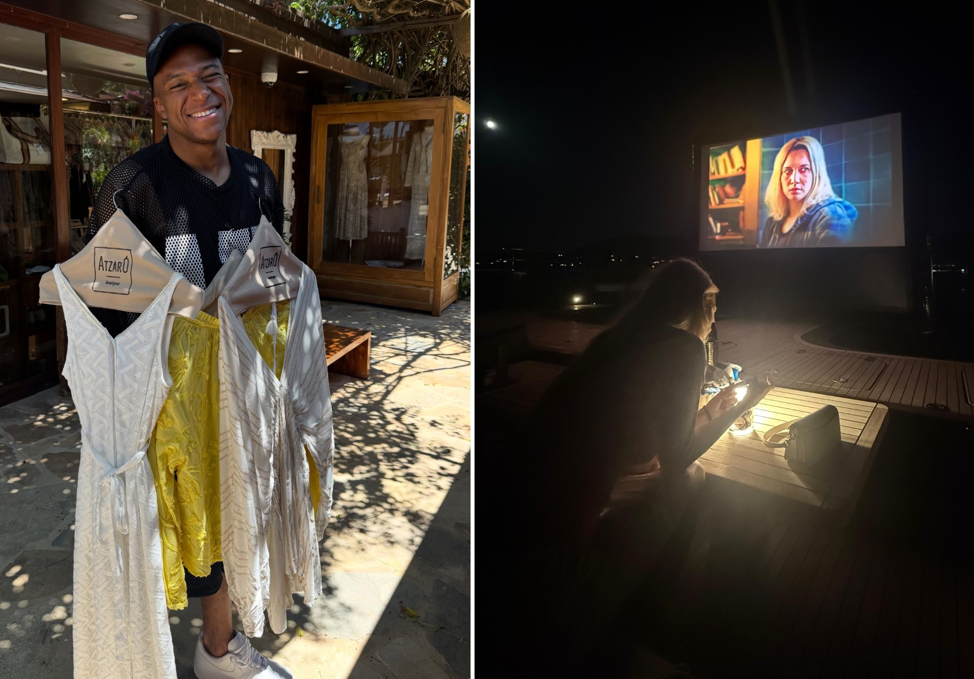 Kylian Mbappé assiste a filme brasileiro com Ester Expósito e atrai reação de atriz