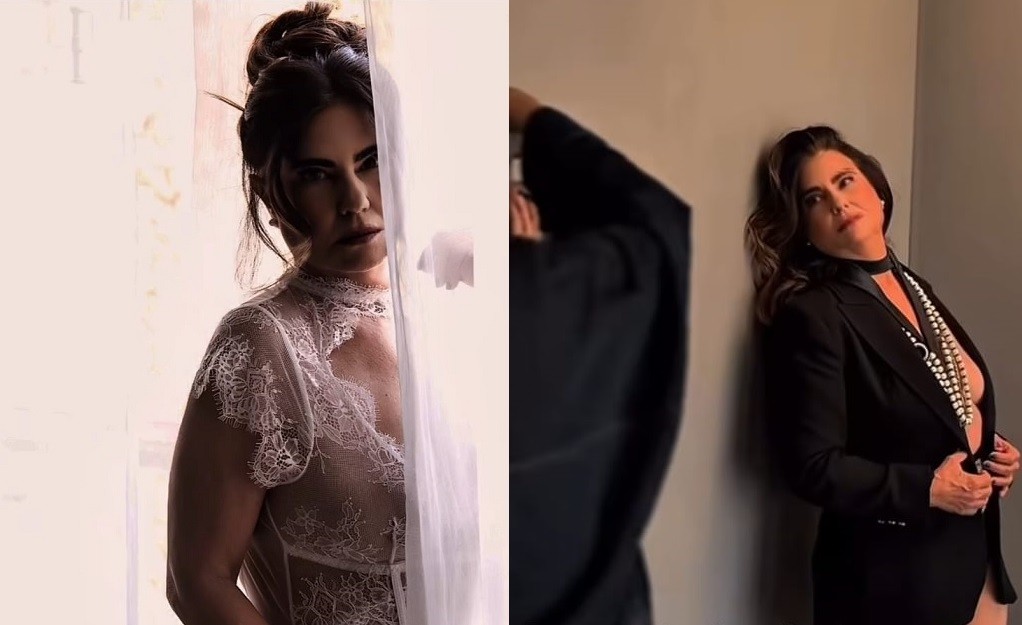 Mayara Magri divulga bastidores de novo ensaio sensual aos 64 anos