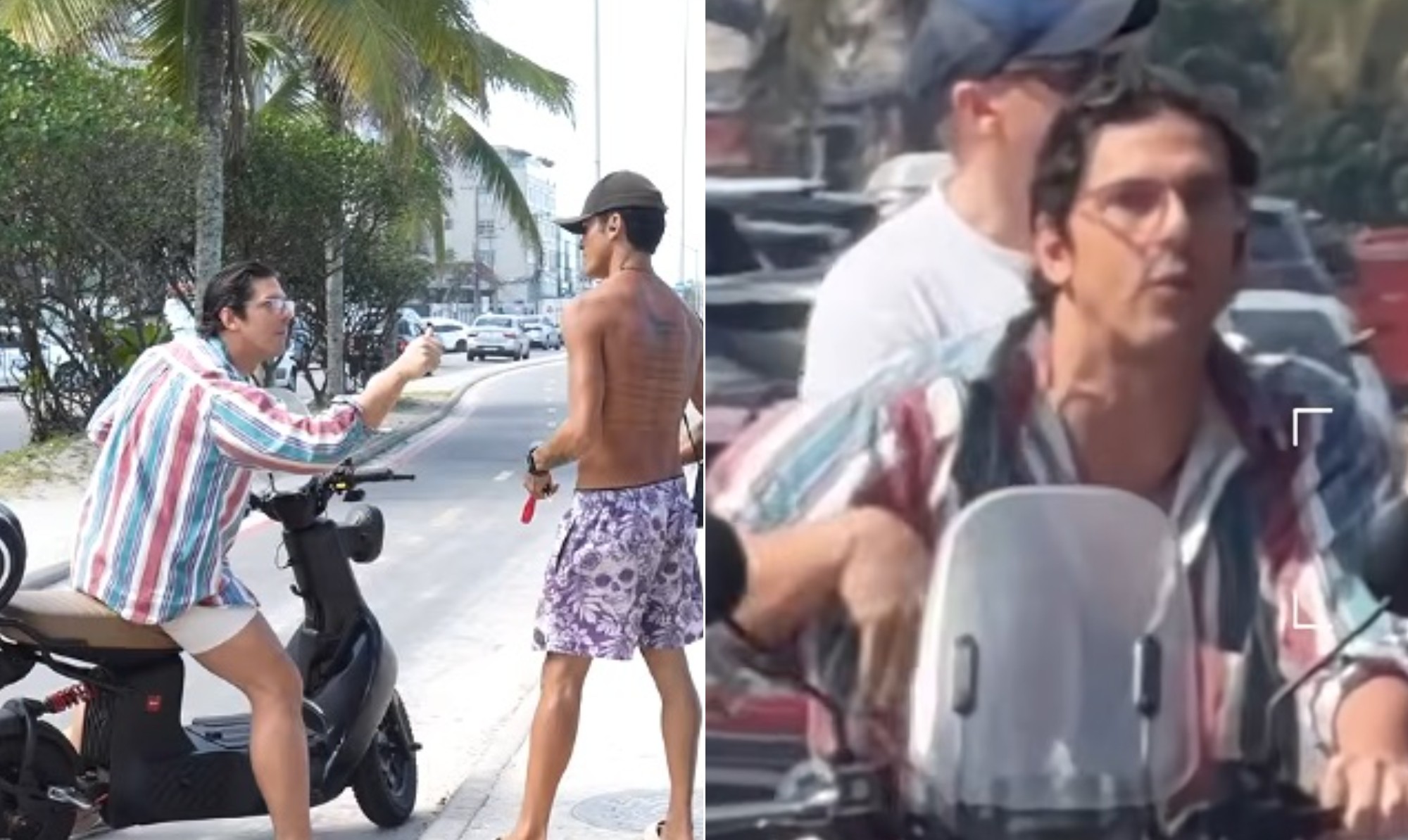 Rafael Infante discute com fotógrafo na praia e vídeo gera grande repercussão