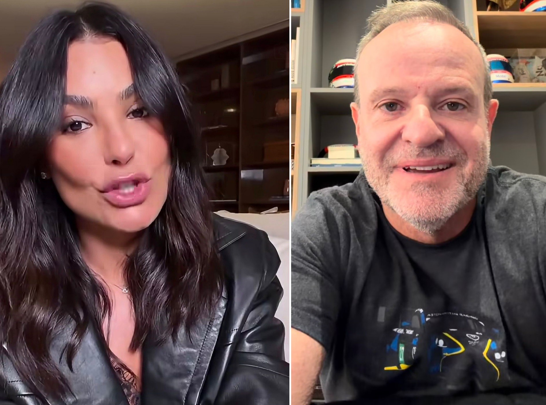 Cíntia Chagas assume namoro com Rubinho Barrichello e soma affairs famosos