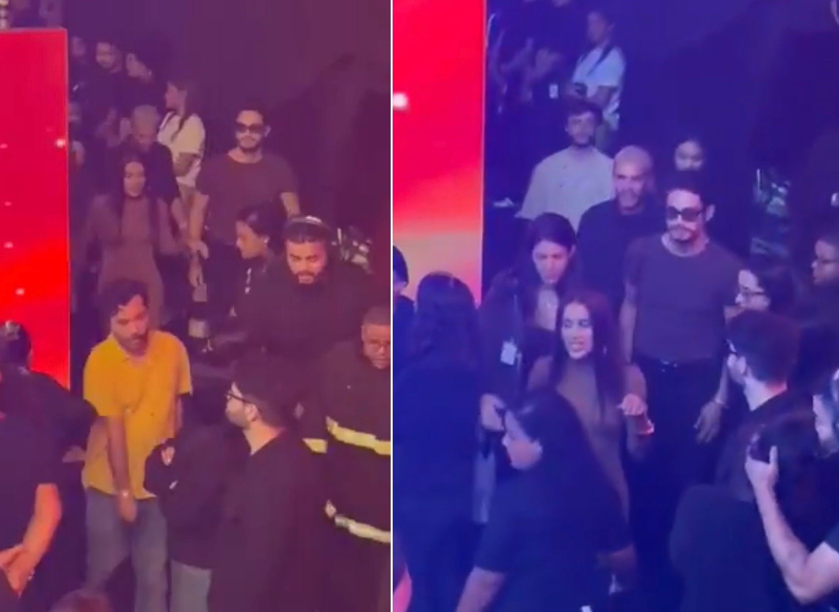 Anitta e Danilo Mesquita são vistos aos beijos nos bastidores de programa da Globo