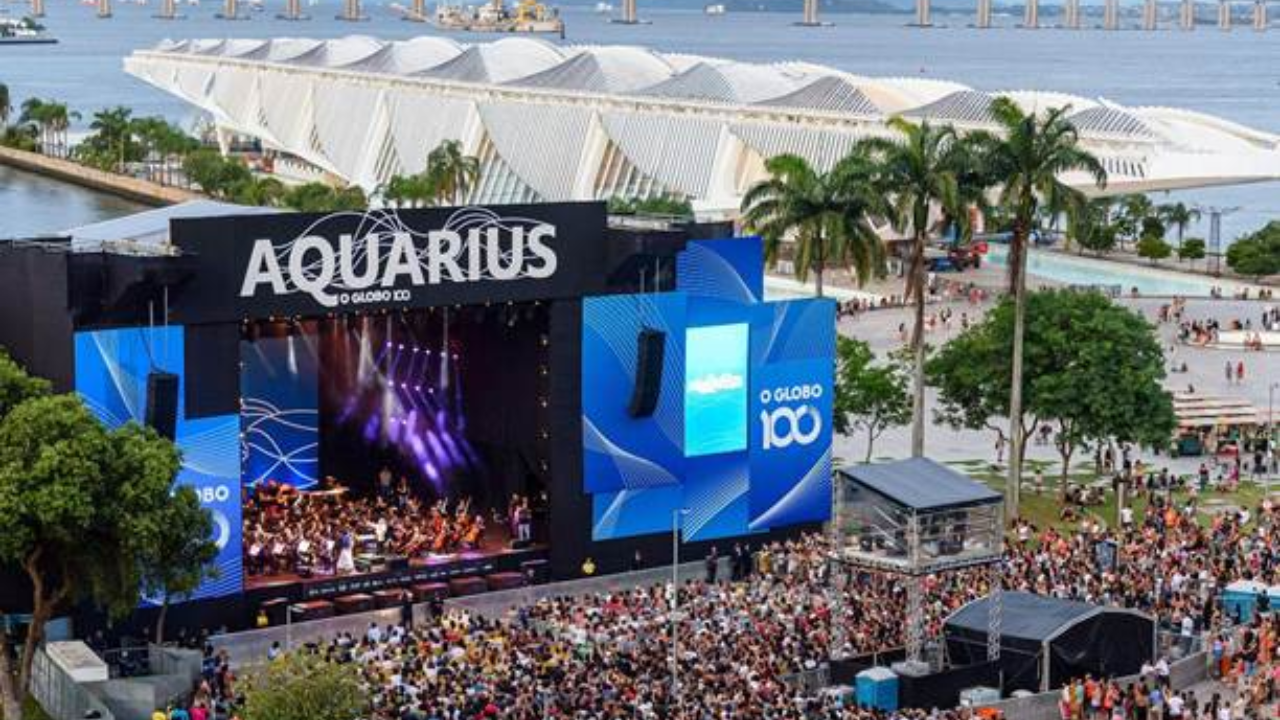 Projeto Aquarius reúne Emicida, Leci Brandão e Orquestra Sinfônica Brasileira para concerto gratuito na Praça Mauá