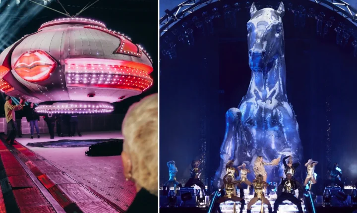 A impressionante nave do show da Xuxa é inflável e tem tecnologia holandesa