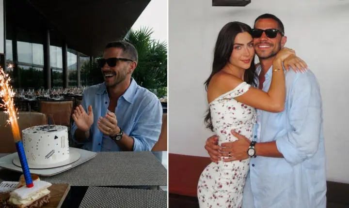 André Lamoglia celebra aniversário de 29 anos ao lado de Jade Picon no Rio