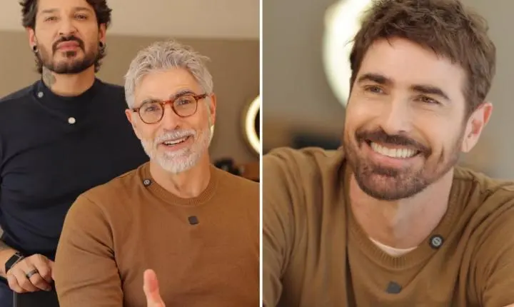 Reynaldo Gianecchini surpreende ao mudar o visual e abandonar os fios grisalhos